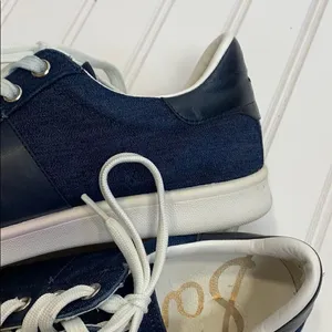 Sam Edelman Marquette Denim Navy Sneakers thumbnail 3