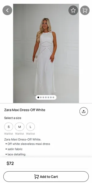 White These Three Boutique Dress Lace thumbnail 4