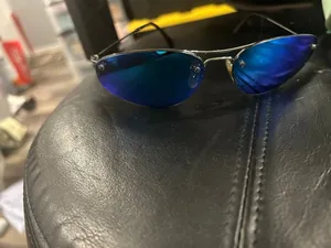 Ray Ban Blue Mirrored Oval Women's Sunglasses NWOT thumbnail 8