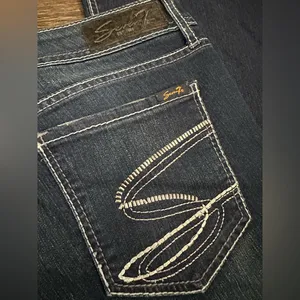 Seven7 Women's Indigo Boot Cut Jeans thumbnail 4