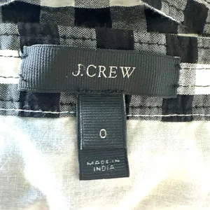 ) XS J.Crew gingham midi dress Cottage Farm core Coquette Prairie Chic Eyelet thumbnail 4