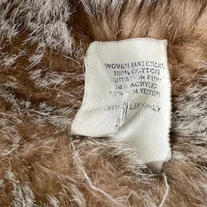 Y2K Gap Reversible Vest Chocolate Brown Faux Fur Womens Size Medium Gilet Boho thumbnail 7