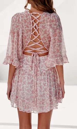 Amazon Open back sundress thumbnail 2