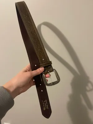 Ariat Floral Embossed Ends Belt 32 thumbnail 6