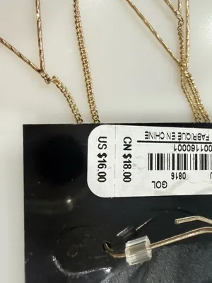 bebe Gold Multi-Loop Drop Earrings light elegant dangle preppy gift thumbnail 3