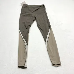 Nike‎ Dri-FIT Colorblock Leggings Womens Size XS Brown Tan Yoga Activewear Nylon thumbnail 9