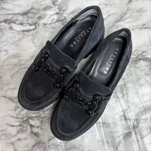 Ateliers Kai Chunky Platform Loafers Black made in Italy size 37 office goth thumbnail 2