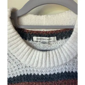 American Eagle Stripped Chunky Sweater - Medium thumbnail 4