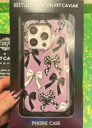 Velvet caviar Beetlejuice Bows iPhone Case thumbnail 1