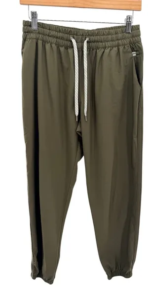 Vuori Pants Womens Small Green Weekend Jogger Performance Run Gym Training Yoga thumbnail 1
