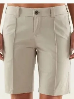 Lululemon Club Shorts 8 classic mid-rise Bermuda beige Golf Stretch Activewear thumbnail 1
