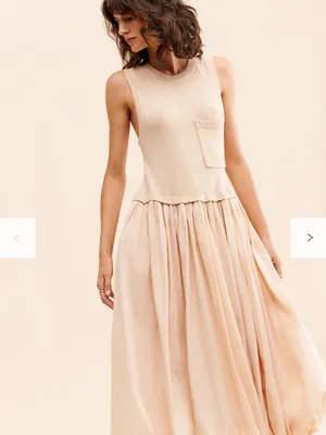 Free People Calla Lilly Bubble Hem Dress size L thumbnail 2