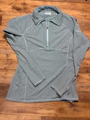 Columbia Striped Quarter-Zip Pullover Women’s Large thumbnail 5