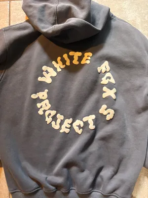 White fox hoodie thumbnail 1