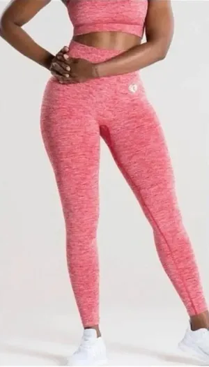 ✨Women’s Best Move Seamless Red Marl Sz Small Leggings✨ thumbnail 1