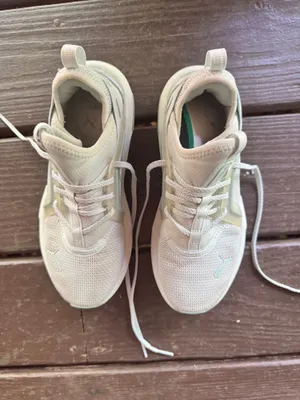 Blue shimmer puma shoes thumbnail 6
