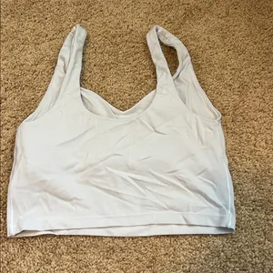 Offline by Aerie White Cropped Tank Top Size Small thumbnail 2