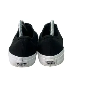 Vans Unisex Off the Wall Black Canvas Low Shoe Size 10.5 or 12 #324 thumbnail 4