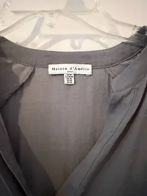 Maison d’Amelie Top Gray Size M thumbnail 2