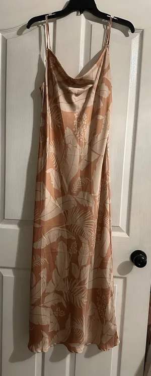 Dress Forum Tropical Peach Slip Dress thumbnail 1