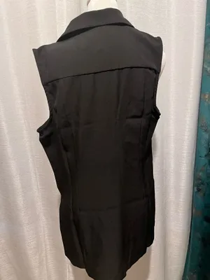 Black women's vest thumbnail 2