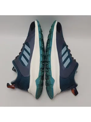 Adidas Response Trail X Running Shoes Women’s Size 7 Navy/Teal Blue thumbnail 9