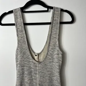 Free people cross court one piece‎ jump suit heather gray women’s size XS thumbnail 6