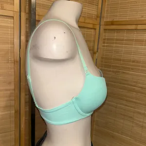 Victoria’s Secret PINK blue lightly lined underwire bra womans 34b thumbnail 2
