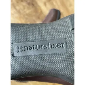 Naturalizer Womens Allia Brown Leather Clogs Slip on Mules Slides Size 8.5M thumbnail 7