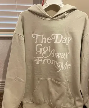 Light Sage Hoodie Size L thumbnail 1