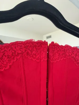 Red corset Size XS thumbnail 4