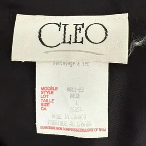 Vintage 90s Cleo Santa Christmas Teddy Bear Dog Cat Tapestry Vest L thumbnail 8