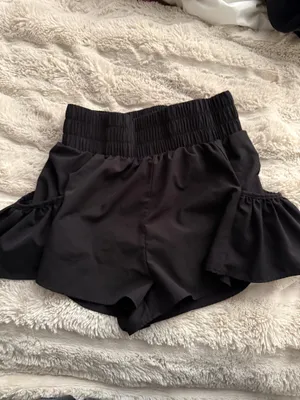 Black Athletic Running Shorts thumbnail 2