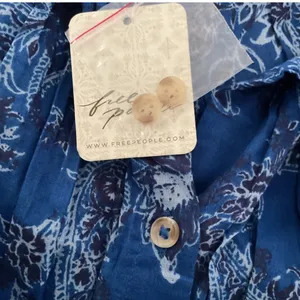Free People Rose Bud Blouse Size Large NWT thumbnail 8