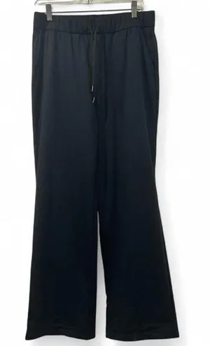 Black Wide Leg Drawstring Pants Size L thumbnail 1