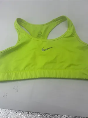 Nike Neon Lime Racerback Sports Bra thumbnail 3