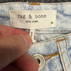 Rag & Bone Light Acid Wash Tencel Straight Leg Jeans Blue Size 24 High Rise thumbnail 3