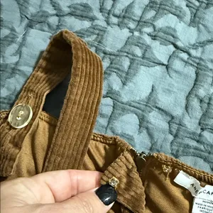 American Eagle size medium brown corduroy dress adjustable strap no pockets thumbnail 11