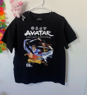 Black avatar the last air bender shirt thumbnail 1