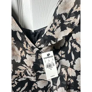 Express Floral Ruffle Maxi Dress thumbnail 4