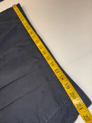 Puritan Chino Shorts Pleated Front Cuffed leg pockets button/zipper Size 42 thumbnail 4
