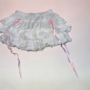 Cute Y2K tiered skirt White Size one size thumbnail 2