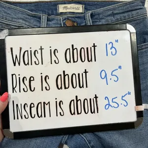 Madewell Size 26 Jeans 9" Mid Rise Skinny Crop Button Front Tencel Denim Edition thumbnail 12
