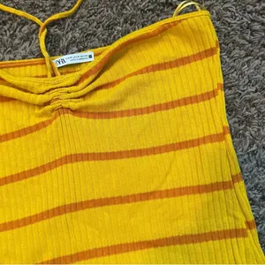 Zara Yellow and Orange Tube Top thumbnail 2
