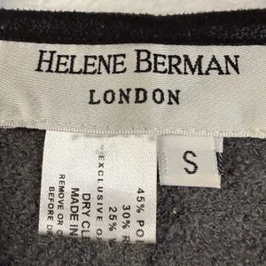 Helene Berman S Black Wool Blend‎ Buttoned Cape Coat Cloak Posh Elegant Winter thumbnail 7