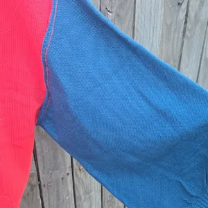 POL Red and Pink Colorblock Sweater thumbnail 6
