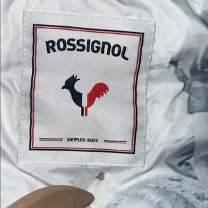 ROSSIGNOL Women's Down Puffer Ski Jacket Sz Small EUC‎ Tan thumbnail 10