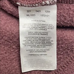 Columbia Mauve Sleeveless Mock Neck Zip-Up Pockets Fleece Vest Medium thumbnail 12