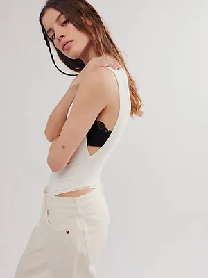Free People Raven White Bodysuit thumbnail 3