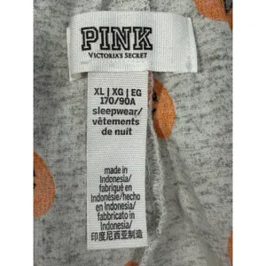 PINK Victorias Secret Pajama Shorts Womens XL Gray Pumpkin Halloween Cotton thumbnail 9